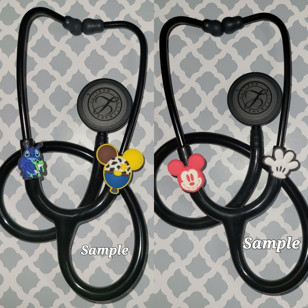 Stethoscope charms. Set of 4
